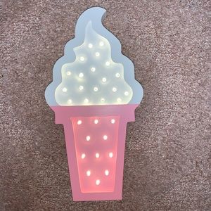 Ice cream cone wall art